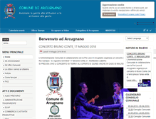 Tablet Screenshot of comune.arcugnano.vi.it